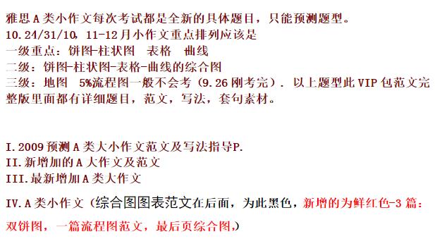 “雅思写作机经内容范文”