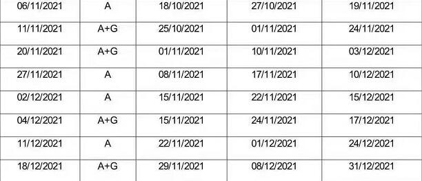 2021年雅思考试时间