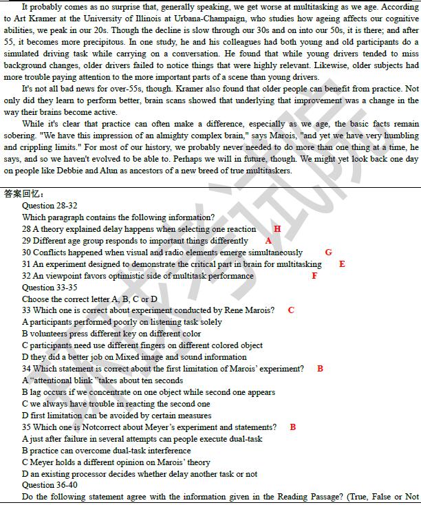 2020年8月1雅思阅读机经