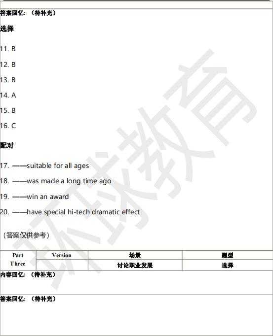 2021年12月4日雅思听力机经