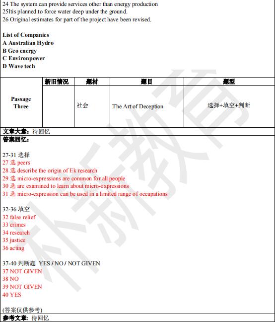 2021年2月6日雅思阅读机经