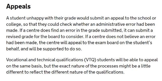 解读：Ofqual2月25日针对今夏GCSE和Alevel估分方法的说明