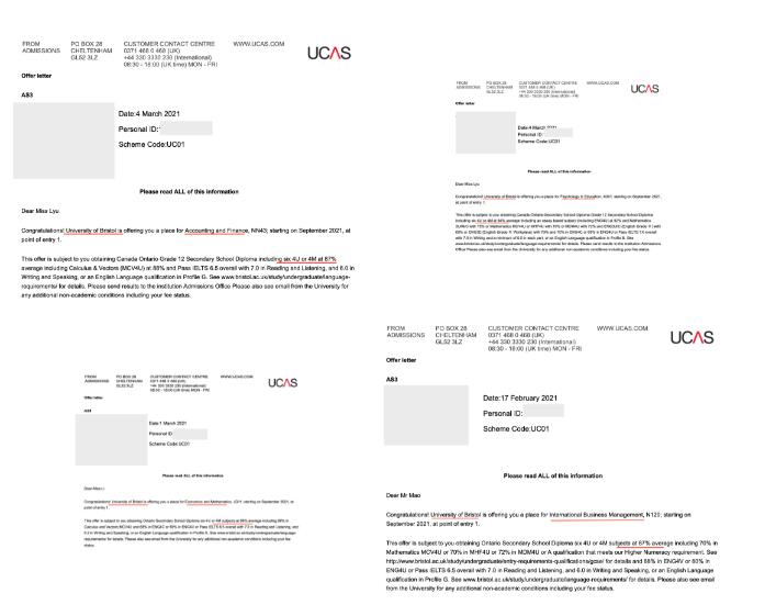 OSSD成绩可以申请布里斯托大学吗？