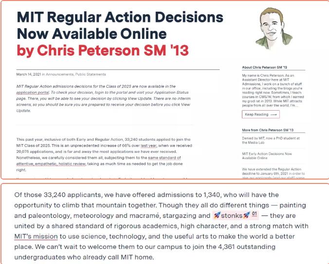 美本RD放榜！录取率跌至新低，广东这两所学校却斩获MIT、芝大offer！