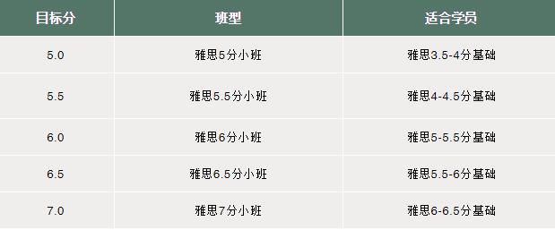 环球教育雅思/托福/国际课程名校冲刺计划课程安排