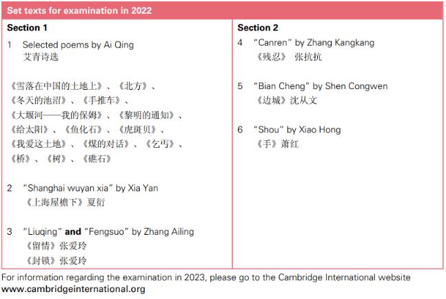 A-level中文：一门出国增色学科