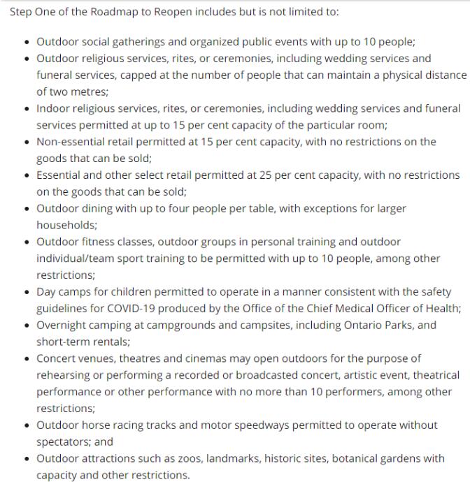 加拿大留学：安省宣布提前解封：重开商店、餐馆酒吧！放宽11项活动！