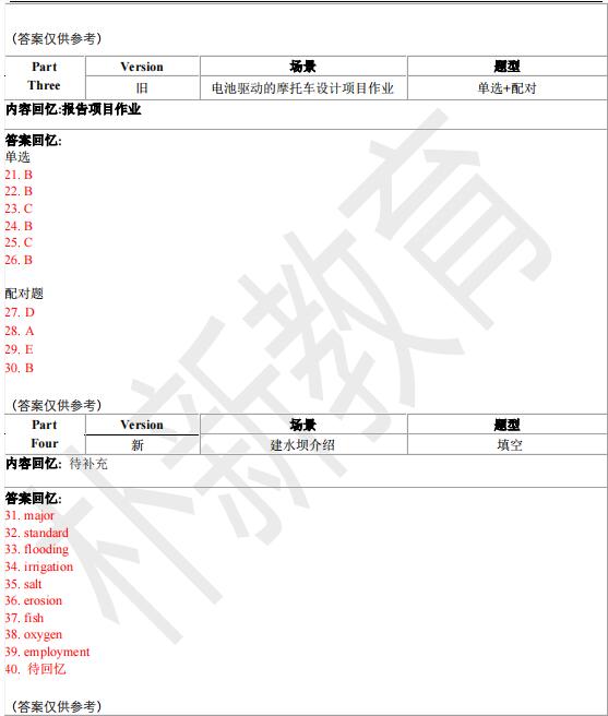 2021年6月19日雅思听力机经