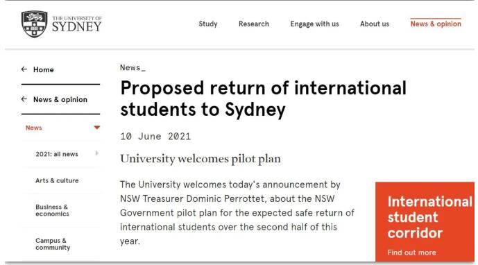 澳洲政府正式批准！两个月内，留学生开始返澳！参与试点14所大学名单公布