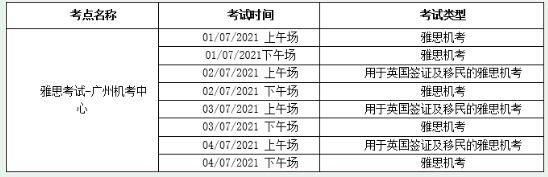 最新！广东一考点取消7月部分雅思考试！