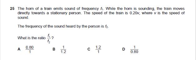 CAIE：ALevel物理（paper 1）选择易错题分析