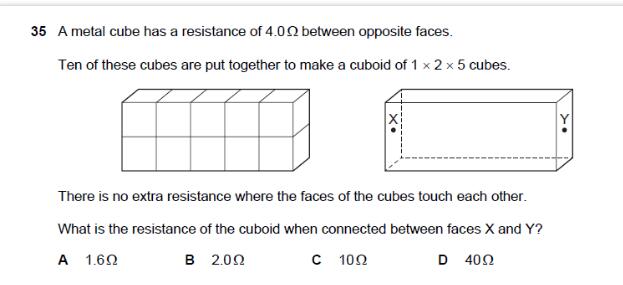 CAIE：ALevel物理（paper 1）选择易错题分析