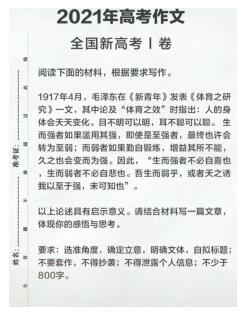 中国高考语文作文  VS  A-level Chinese 作文