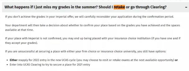 重考“绝对”会影响你拿offer的机会，听听G5怎么说！