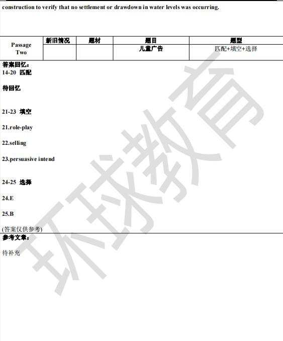 2021年8月21日雅思阅读机经