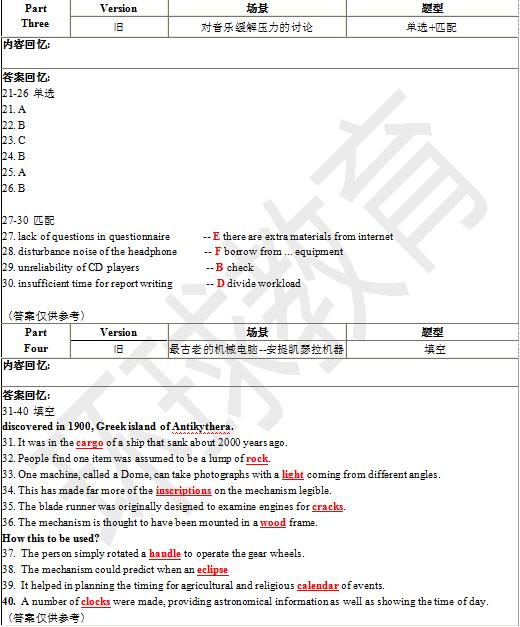 2021年8月28日雅思听力机经