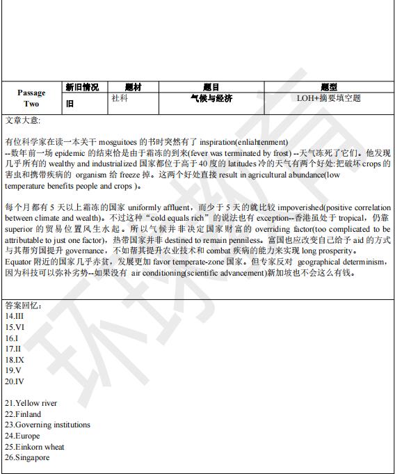 2021年9月11日雅思阅读机经