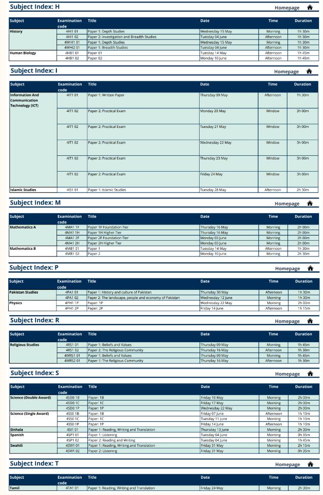 CAIE、Edexcel、AQA三大考试局2024上半年大考安排！