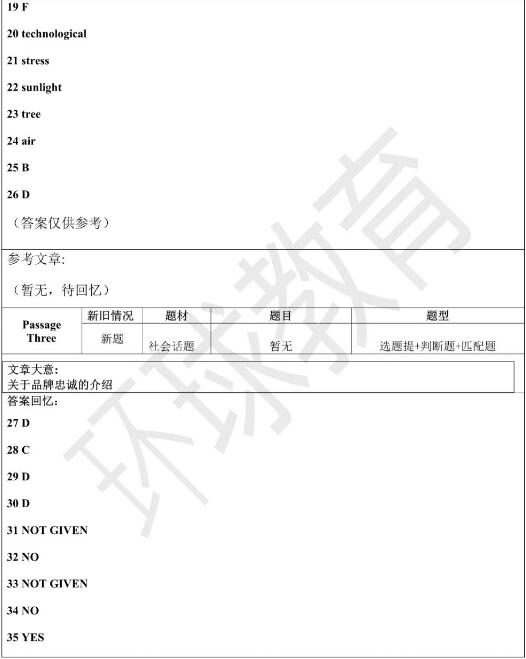 2023年12月9日雅思阅读机经