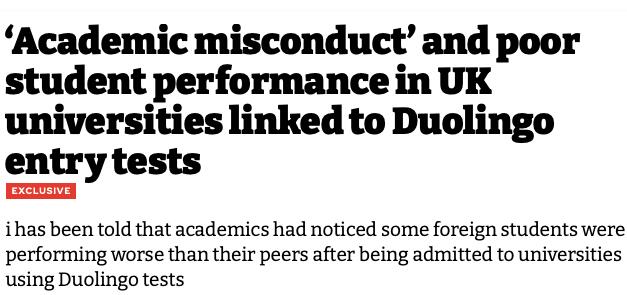 英国部分大学不再认可多邻国英语成绩！雅思成绩才是王道！