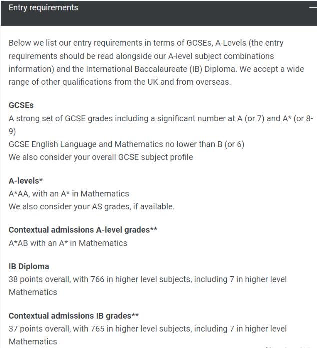 伦敦政经（LSE）王牌专业2024入学要求