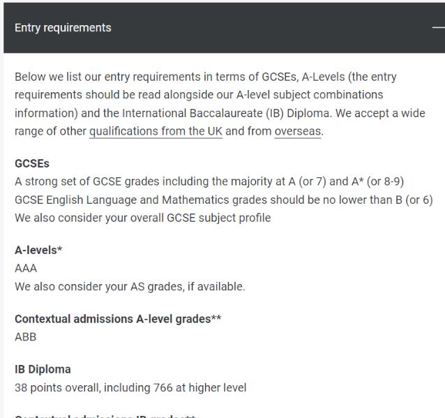 伦敦政经（LSE）王牌专业2024入学要求