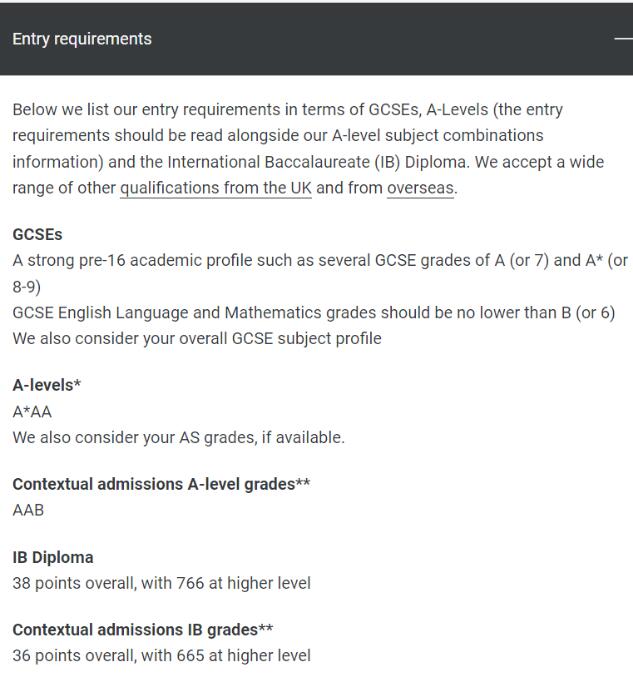 伦敦政经（LSE）王牌专业2024入学要求