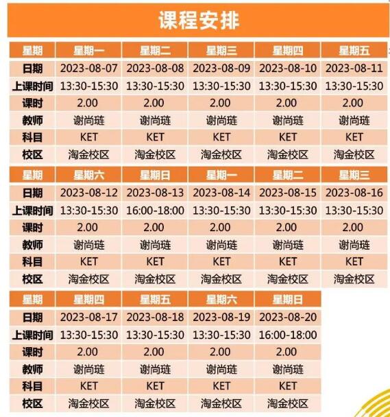 被催爆的KET集训班&KET衔接班来了！在广州环球教育迎接你的KET高光时刻！