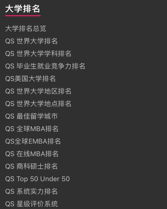 频频出炉的世界大学排名你了解吗？U.S.News,THE,QS...我要关注哪个？