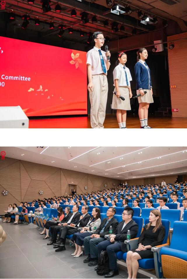 梁振英先生亲自为广州南沙港人子弟学校学子授课！