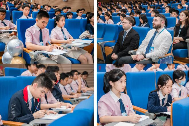 梁振英先生亲自为广州南沙港人子弟学校学子授课！