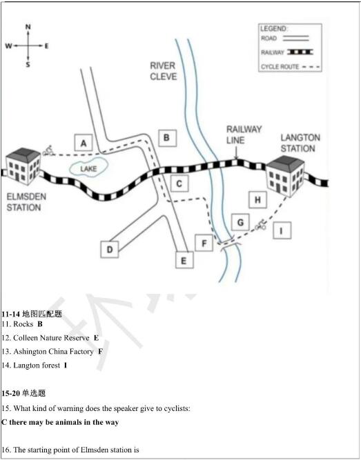 2024年1月13日雅思听力机经