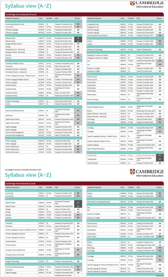 A-level&IG秋季考试报名时间已公布！可选科目有限？我想考的科目还能报吗？？？