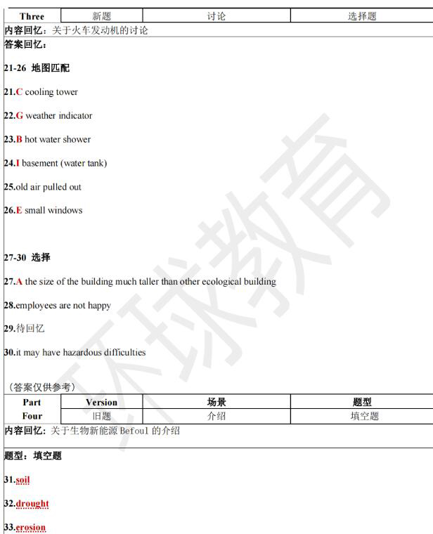 2024年8月31日雅思听力机经