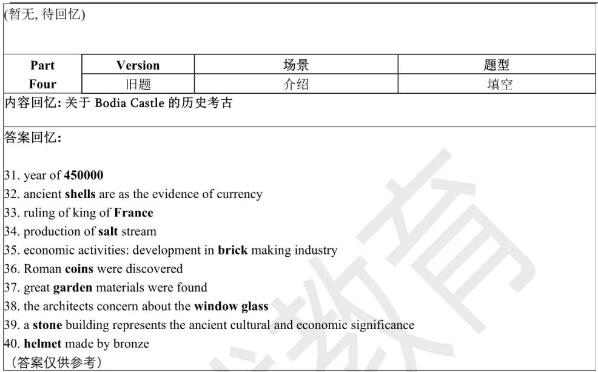 2023年7月1日雅思听力机经