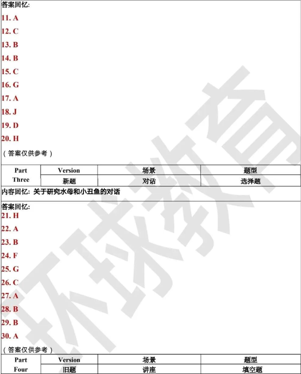 2026年4月18日雅思听力机经