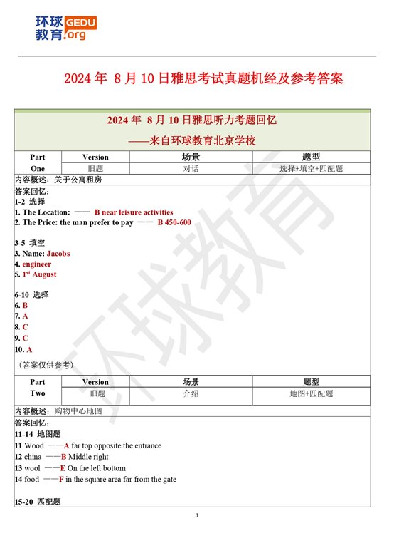 2024年8月10日雅思机经【含外教范文】_page-0001