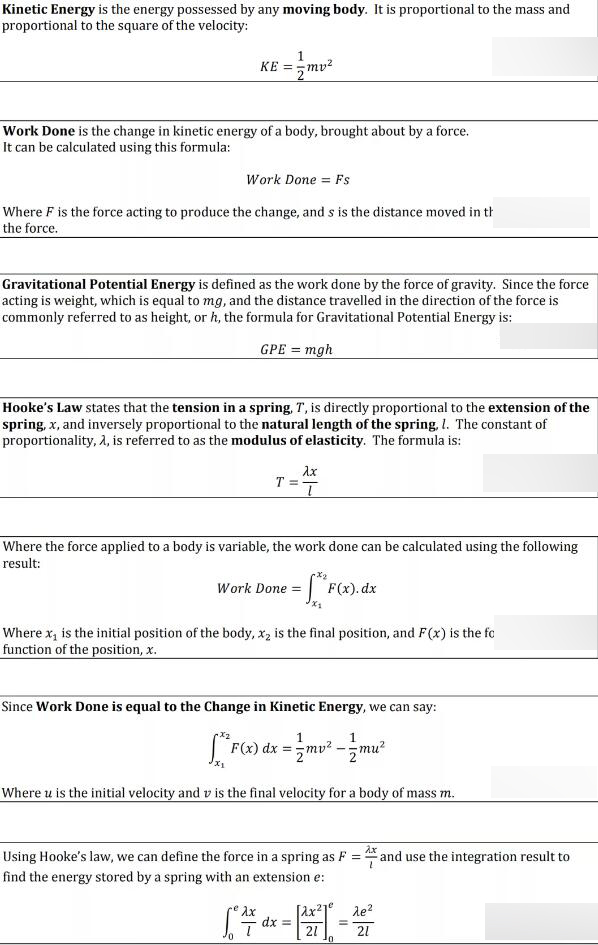 ALevel数学M2|考试一定会用到，but 公式表上不会出现的公式！