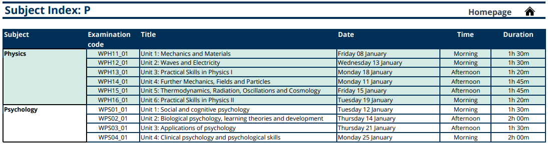 IAL&IGCSE | 爱德思2021年1月各科考试时间汇总！