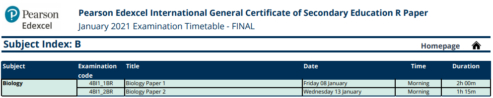 IAL&IGCSE | 爱德思2021年1月各科考试时间汇总！