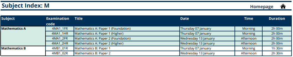 IAL&IGCSE | 爱德思2021年1月各科考试时间汇总！