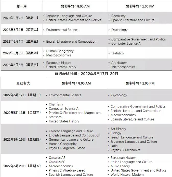 2022年香港AP考试正式开始报名！秒抢考位！附报考须知！