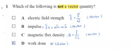 Edexcel ALevel物理第四单元选择题，刷题走起