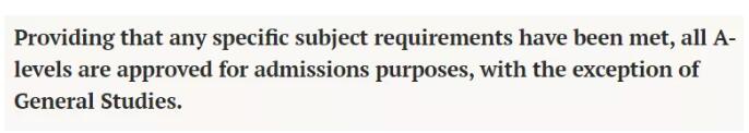 千万不要用这些Alevel科目申请G5！会被拒绝！