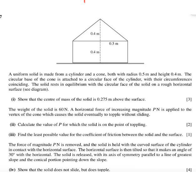 Alevel数学|M2：斜坡翻倒问题Toppling on a slope？