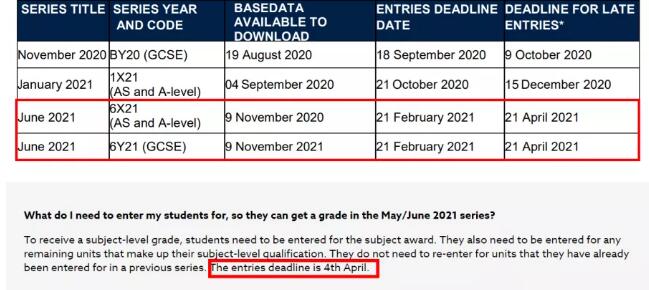 2021夏考：AQA国际延长了ALevel/IGCSE报名截止日期