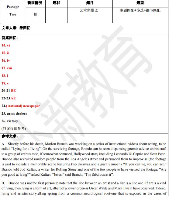 2021年4月24日托福阅读机经