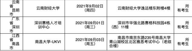 今天！东北、河南多城取消9月雅思考试，附9月4日雅思口试安排