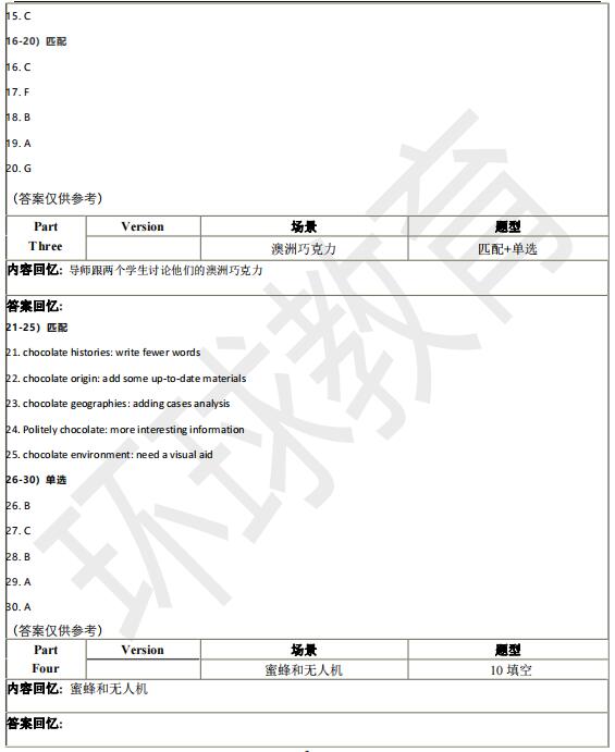 2021年9月4日雅思听力机经