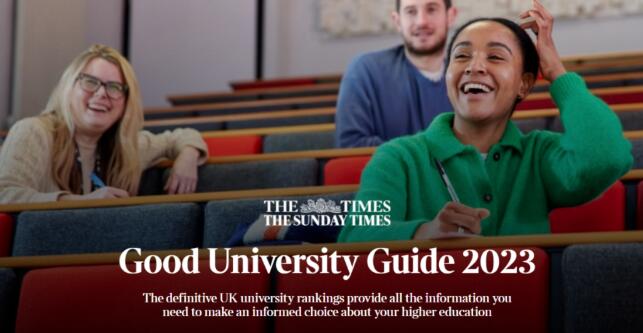 《泰晤士报》发布2023年英国大学排名！戳开看完整榜单！